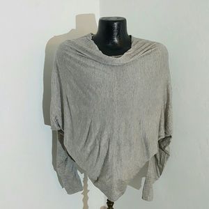 A'reve sweater women lace long sleeve knit size M